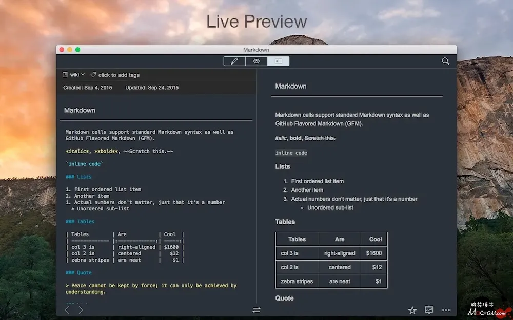Quiver v3.3.1 程序员文本代码编辑器 Mac版 For Mac 笔记写作 文本编辑 截图标注 英文版