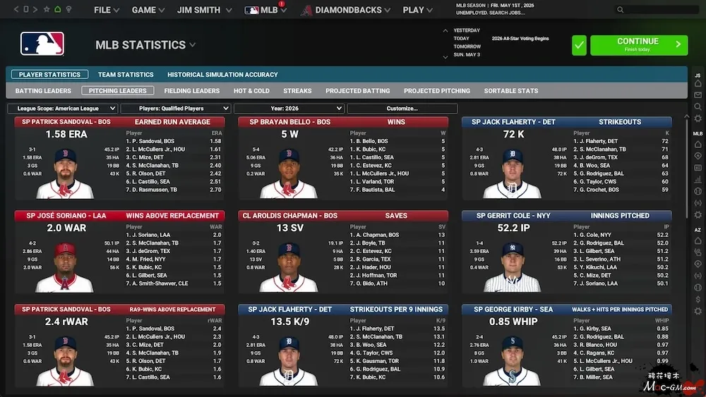 劲爆美国棒球27 Out of the Park Baseball 27 v27.4.76 Mac版 For Mac 体育竞技 英文版