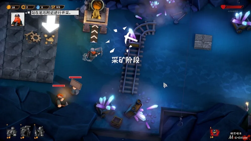 诺森德塔防:矿脉防线 Deepstone Rift v0.3 Mac版 For Mac 建造 中文版