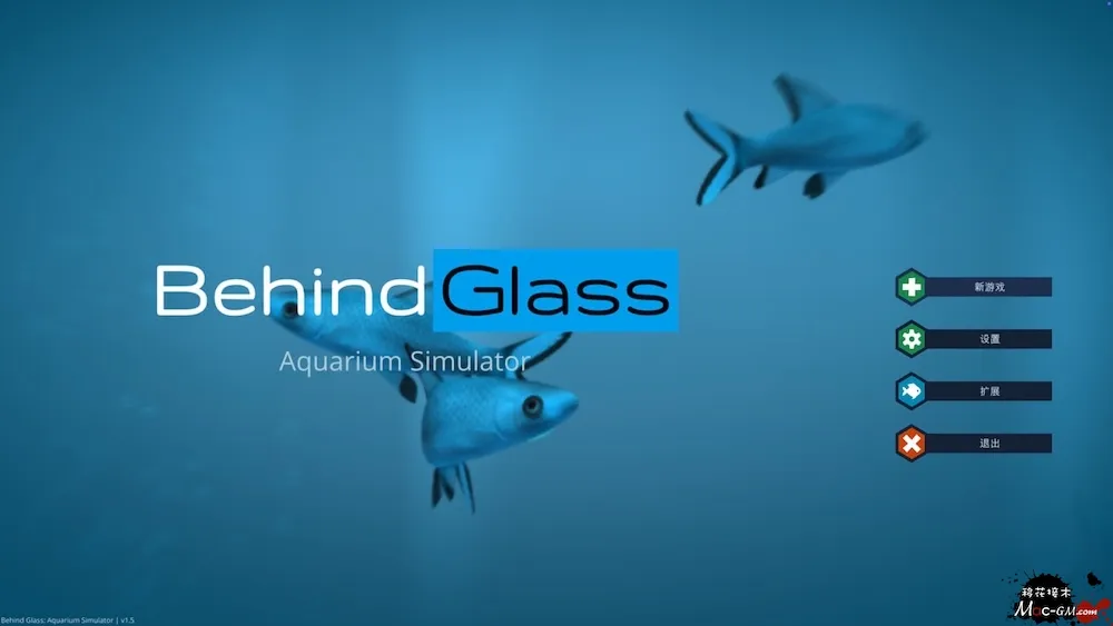 玻璃背后:水族馆模拟器 Behind Glass: Aquarium Simulator v1.5 Mac版 For Mac 水族馆模拟 中文版
