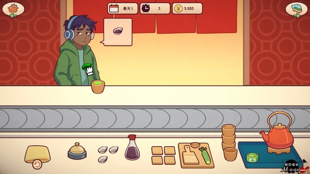 美味回转寿司店模拟器 Ugoku Sushi Bar v1.1.1 Mac版 For Mac 寿司店经营 中文版
