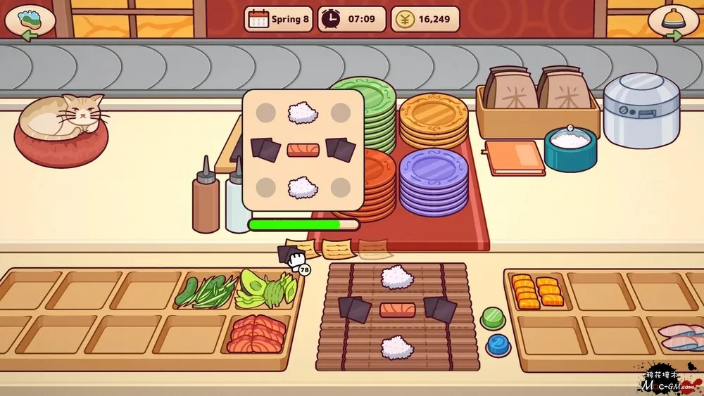 美味回转寿司店模拟器 Ugoku Sushi Bar v1.1.1 Mac版 For Mac 寿司店经营 中文版