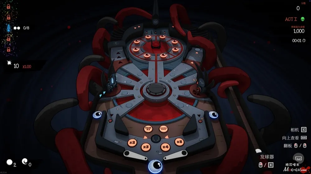 恶咒弹球 Cult of PiN v1.2.2 Mac版 For Mac Roguelike弹珠构筑 中文版