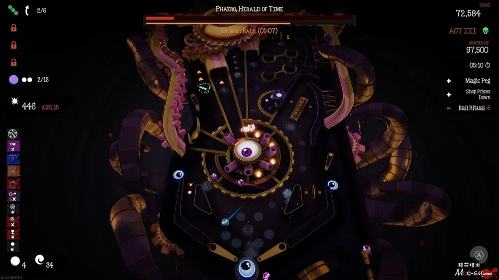 恶咒弹球 Cult of PiN v1.2.2 Mac版 For Mac Roguelike弹珠构筑 中文版