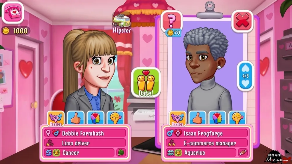 猫力婚介所 Kitty Powers' Matchmaker Makeover v3.1 Mac版 For Mac 恋爱婚介模拟 英文版