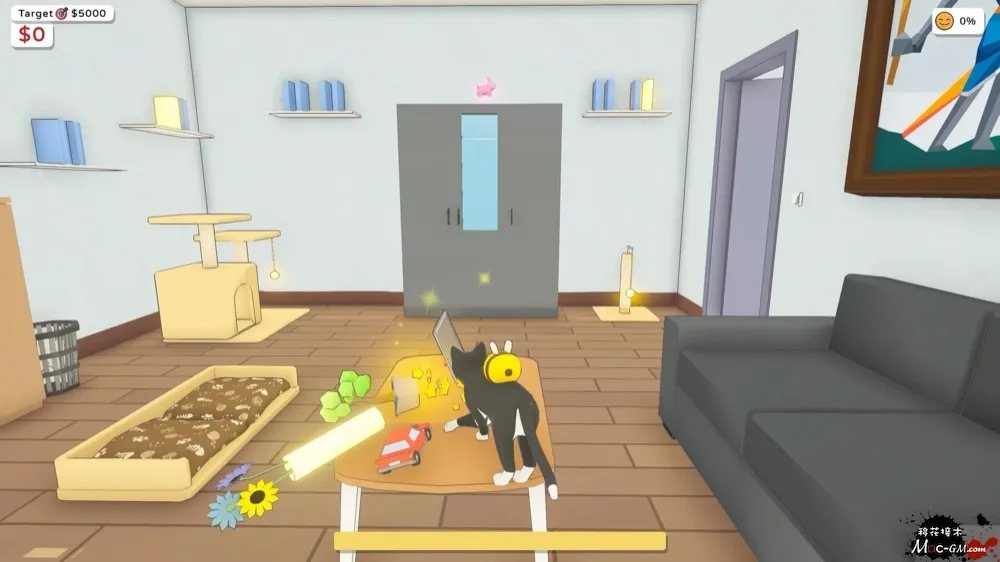猫猫乱捣蛋 Cat Chaos v1.0.8 Mac版 For Mac 物理破坏模拟 中文版