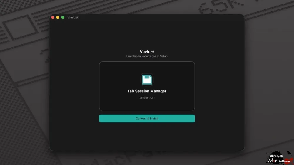 Viaduct v1.3.0 Chrome 扩展程序转换软件 Mac版 For Mac 开发工具 英文版