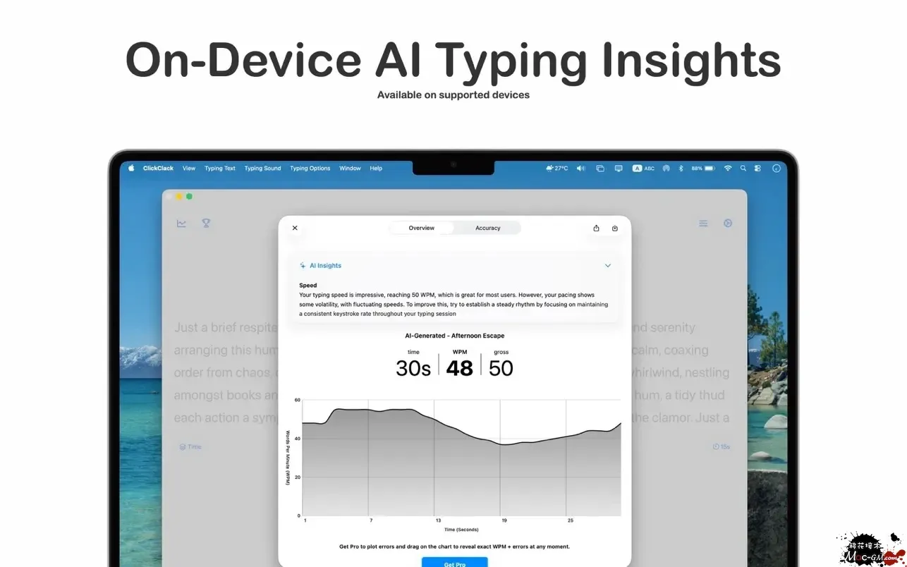 ClickClack - Typing Trainer v5.1.0 打字训练器 Mac版 For Mac 效率工具 中文版