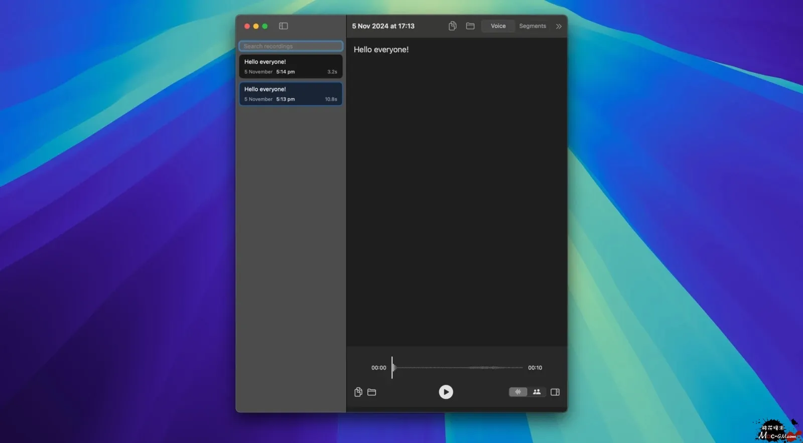 superwhisper v2.19.2 人工智能语音转文本工具 Mac版 For Mac 效率工具 英文版