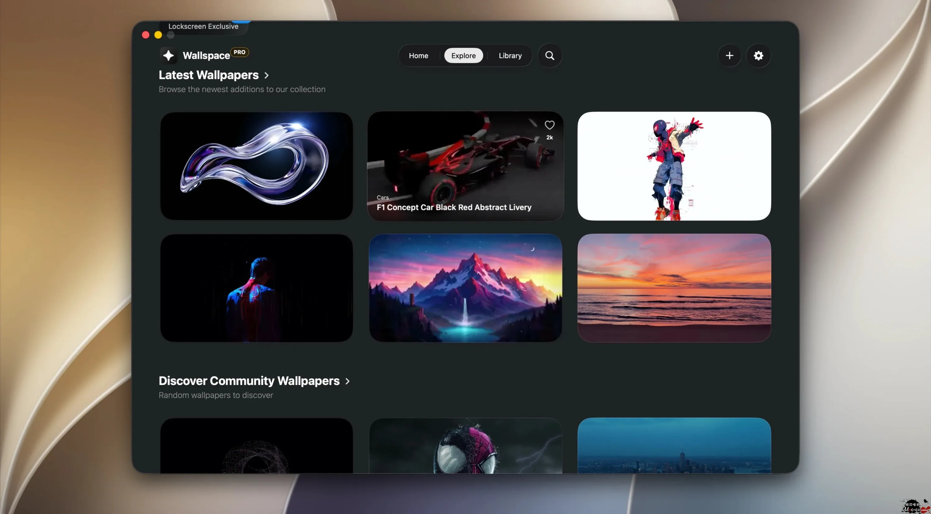 Wallspace v1.5.1 苹果电脑高清动态壁纸 Mac版 For Mac 图像工具 英文版