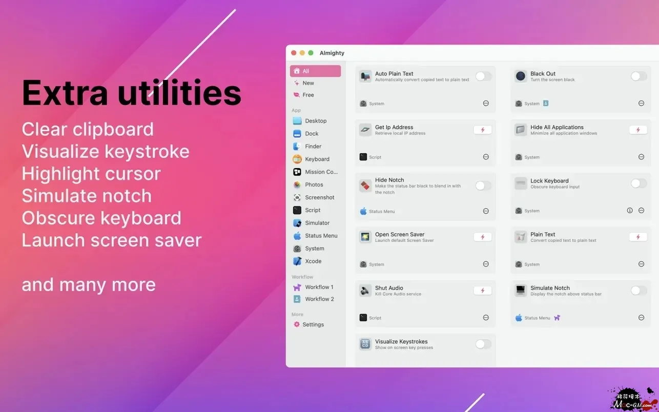 Almighty v2.11.0 Mac系统配置工具 Mac版 For Mac 英文版