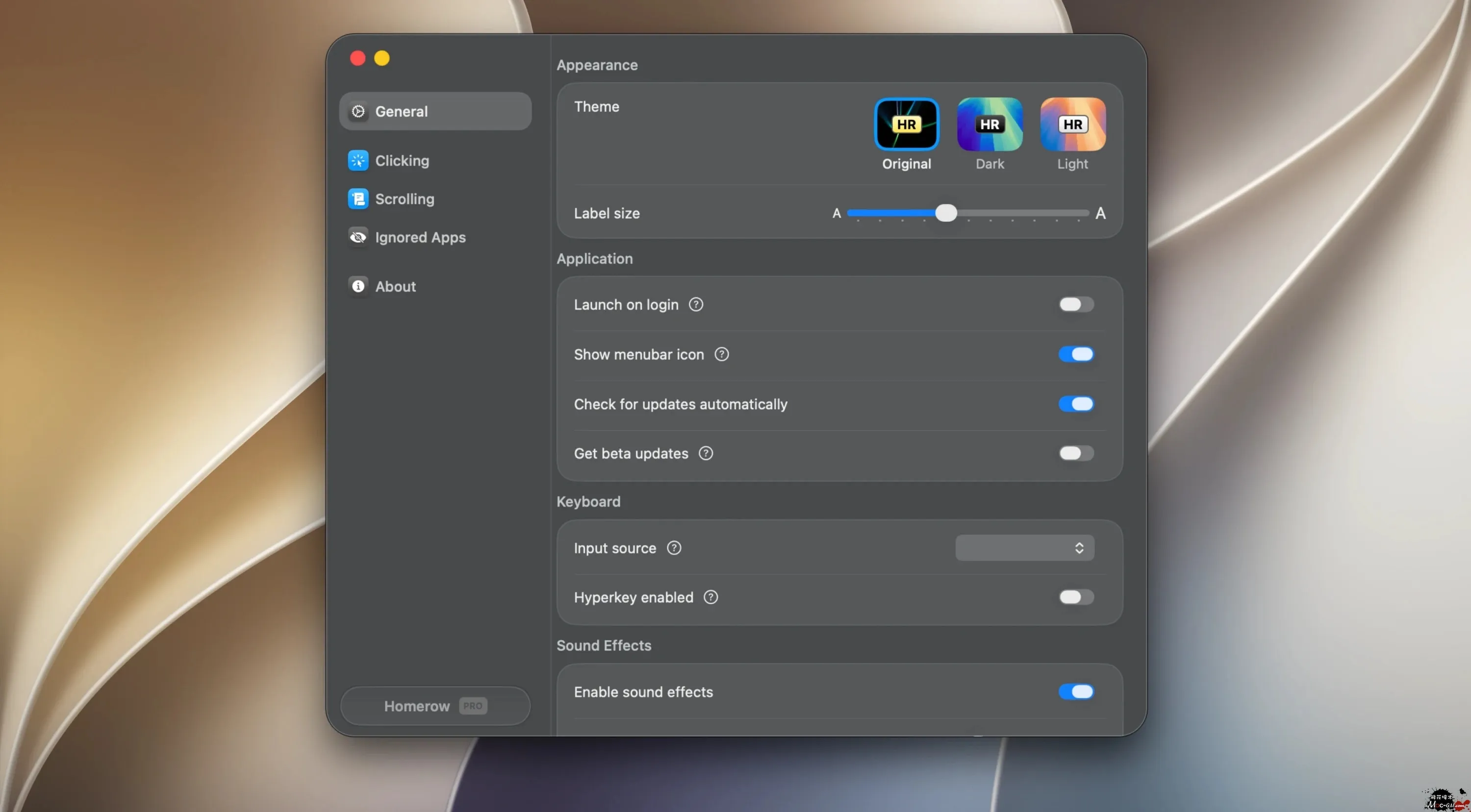 Homerow v1.5.3 键盘界面导航工具 Mac版 For Mac 英文版
