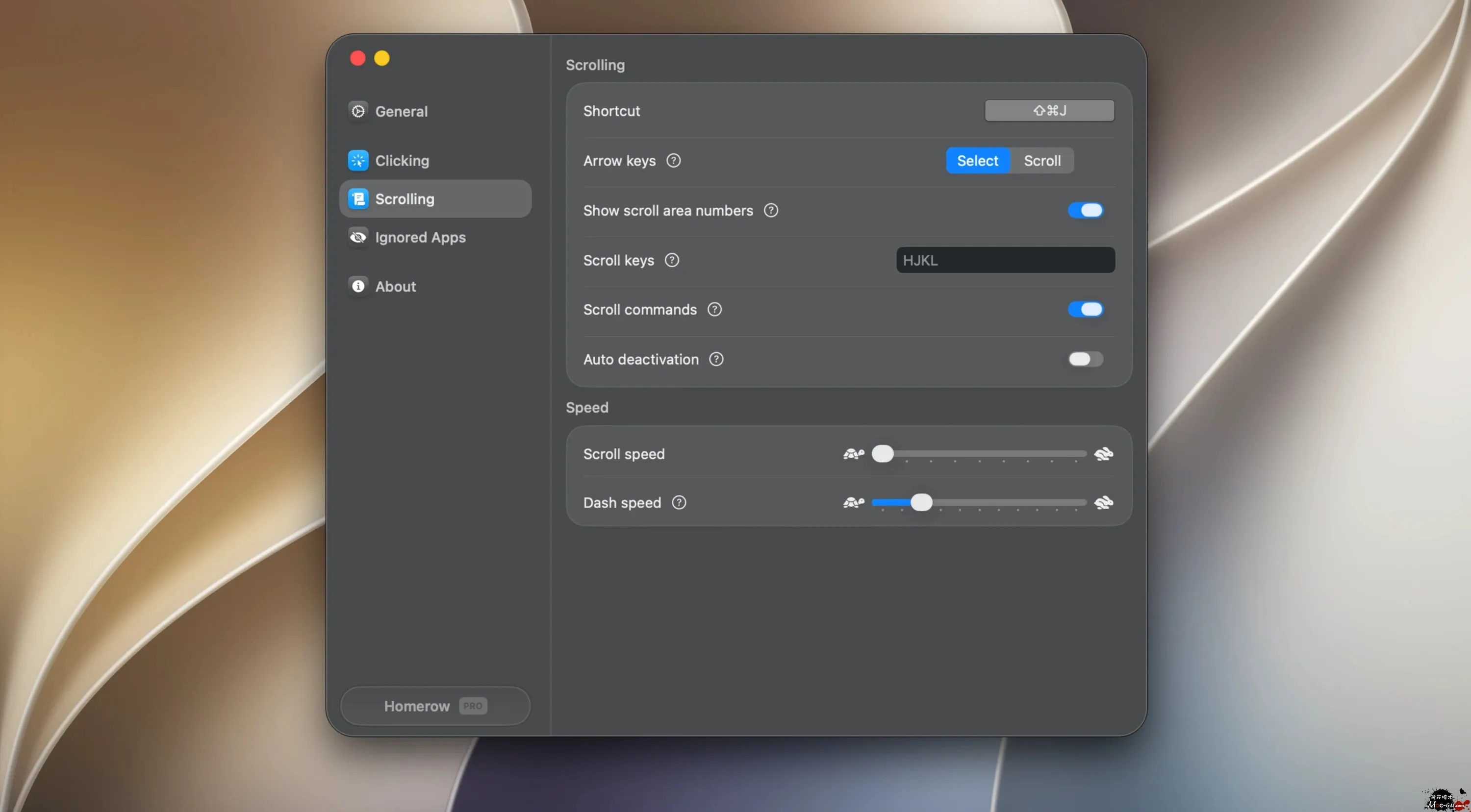 Homerow v1.5.3 键盘界面导航工具 Mac版 For Mac 英文版