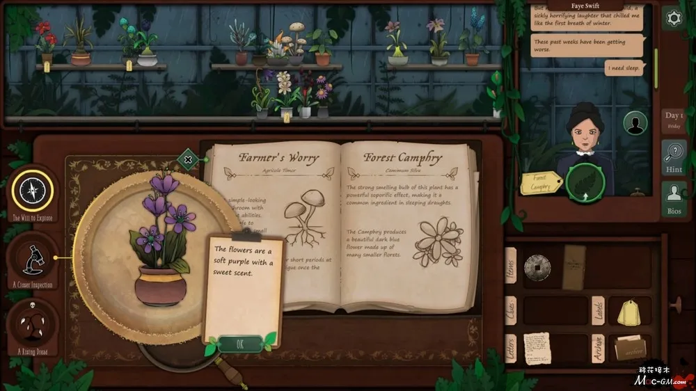奇异园艺 Strange Horticulture v1.1.31 Mac版 For Mac 解谜冒险 中文版