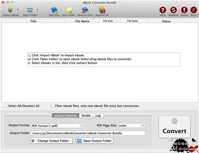 eBook Converter Bundle v3.25.10120 (300) 电子书格式转换工具 Mac版 英文版