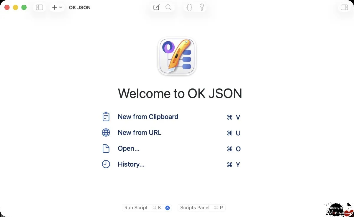 OK JSON v3.1 Mac版 JSON格式化与查询工具 中文版