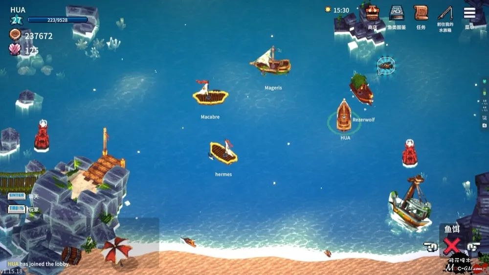 全球鱼友俱乐部:放置好时光 Tiny Aquarium: Social Fishkeeping v1.19.43 Mac版 水族馆模拟